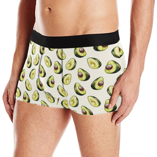 Avocado Pattern Print Design 01 Men's Boxer Briefs