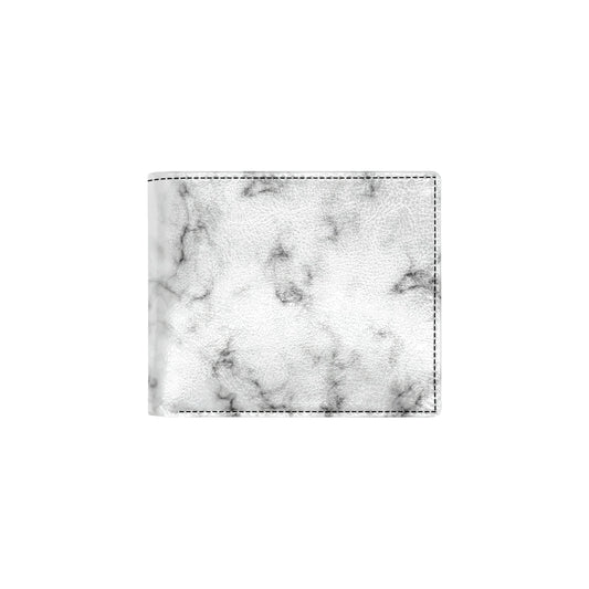 Marble Pattern Print Design 01 Men's ID Card Wallet