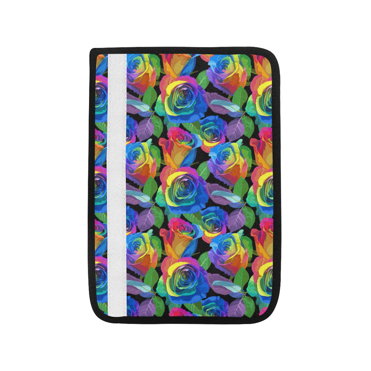 Rose Pattern Print Design RO02 Car Seat Belt Cover
