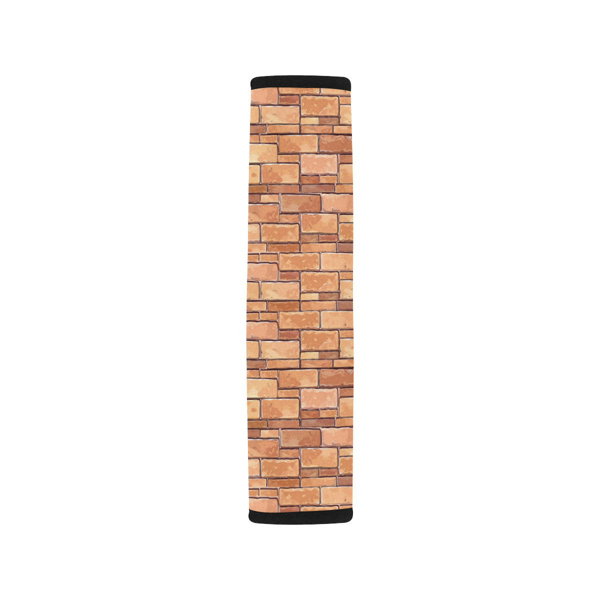 Brick Pattern Print Design 01 Car Seat Belt Cover