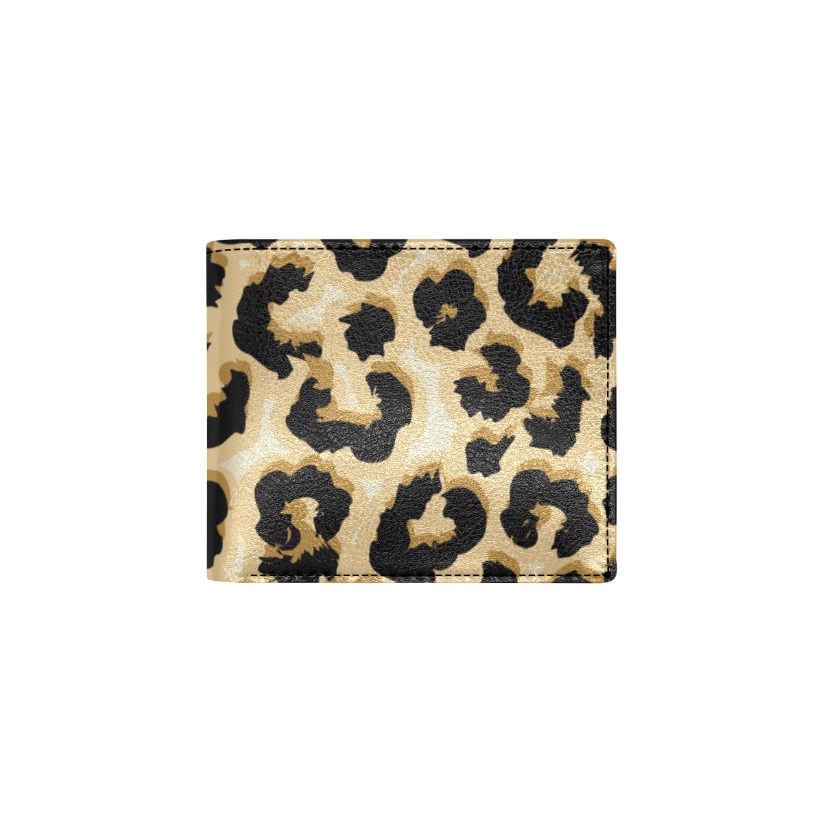 Jaguar Skin Pattern Print Design 02 Men's ID Card Wallet