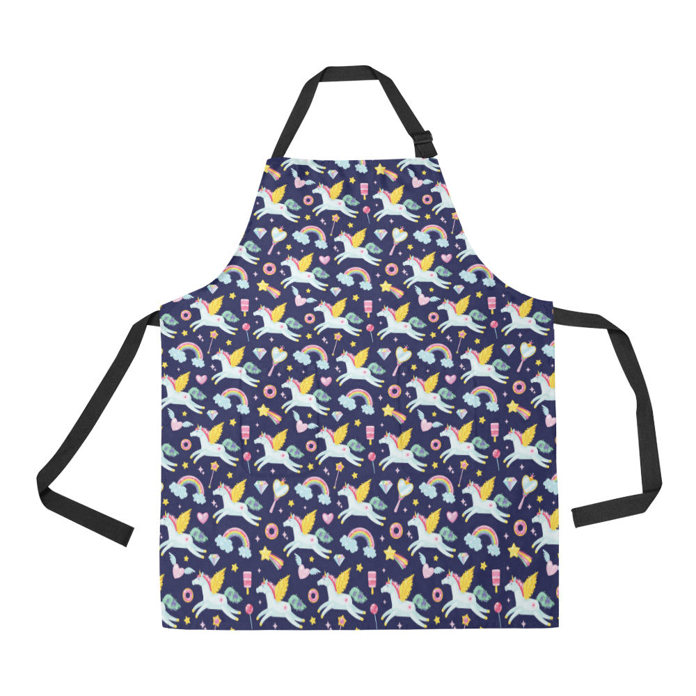 Pegasus Pattern Print Design 05 Apron with Pocket