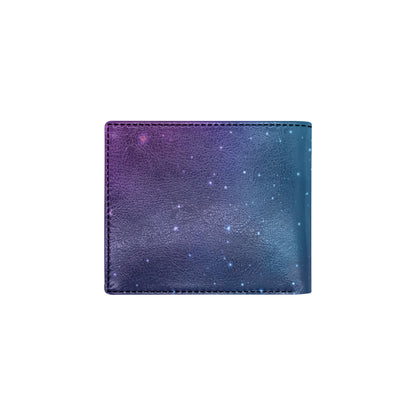 Nebula Pattern Print Design A01 Men's ID Card Wallet