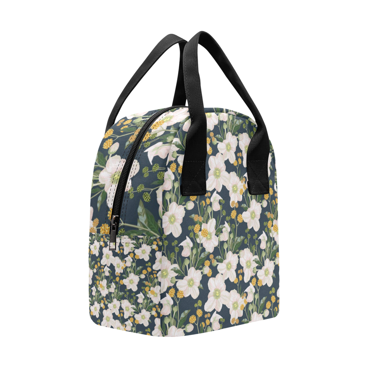 Anemone Pattern Print Design AM04 Insulated Lunch Bag