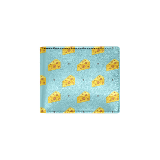 Cheese Pattern Print Design 02 Men's ID Card Wallet