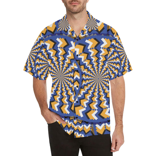 Optical illusion Pattern Print Design A01 Men's Hawaiian Shirt