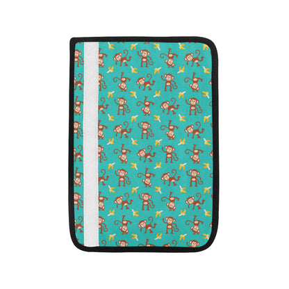 Monkey Banana Design Themed Print Car Seat Belt Cover