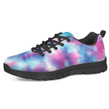 Tie Dye Blue Pink Women Sneakers Shoes