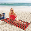 Harlequin Print Design LKS401 Beach Towel 32" x 71"