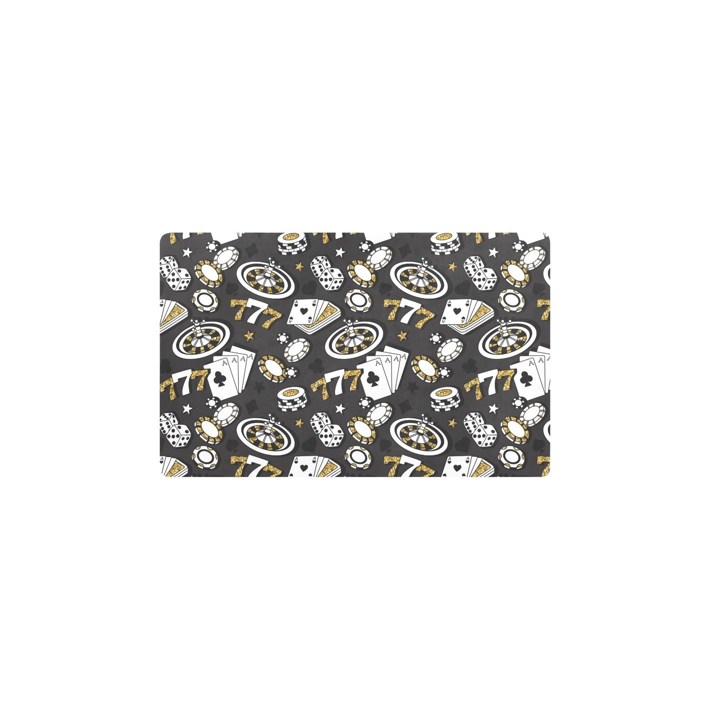 Casino Pattern Print Design 05 Kitchen Mat