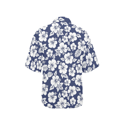 Hibiscus Pattern Print Design HB012 Women's Hawaiian Shirt