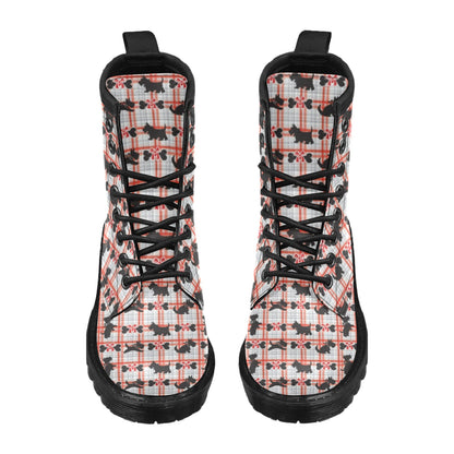 Scottish Terriers Print Design LKS3014 Women's Boots