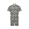 Daisy Print Pattern Men's Romper