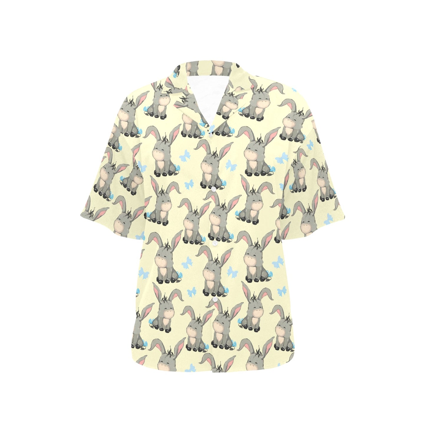 Donkey Baby Pattern Print Design 02 Women's Hawaiian Shirt