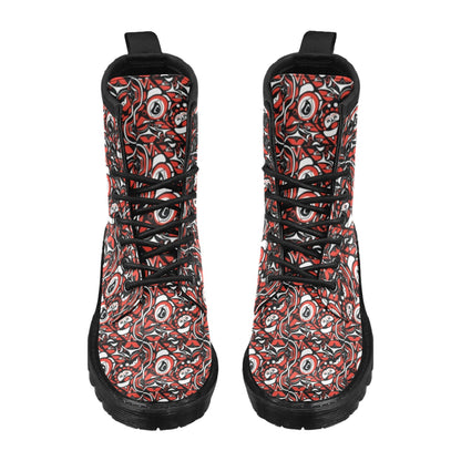 Native North American Themed Print Women's Boots