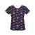 UFO Star Galaxy Print Design LKS308 Women's  T-shirt