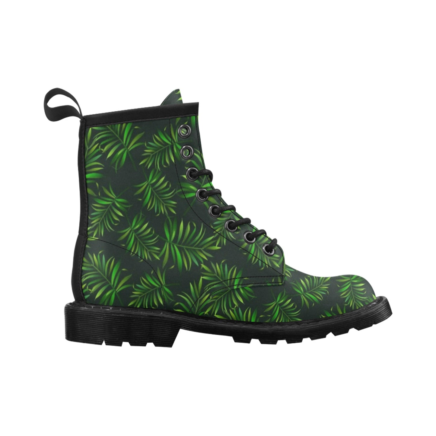 Rainforest Pattern Print Design RF03 Women's Boots