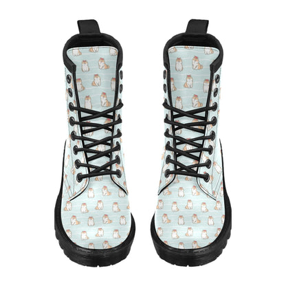 Shiba Inu Print Design LKS3011 Women's Boots