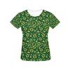 Shamrock Horse Shoes Saint Patrick's Day Print Design LKS307 Women's  T-shirt