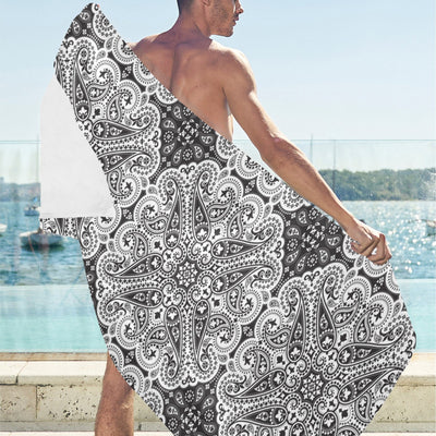 Bandana Print Design LKS309 Beach Towel 32" x 71"