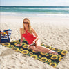 Sunflower Print Design LKS306 Beach Towel 32" x 71"