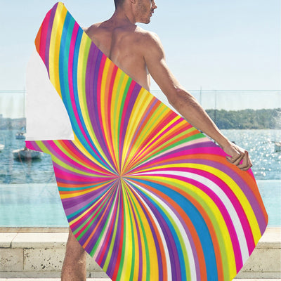 Vortex Print Design LKS301 Beach Towel 32" x 71"