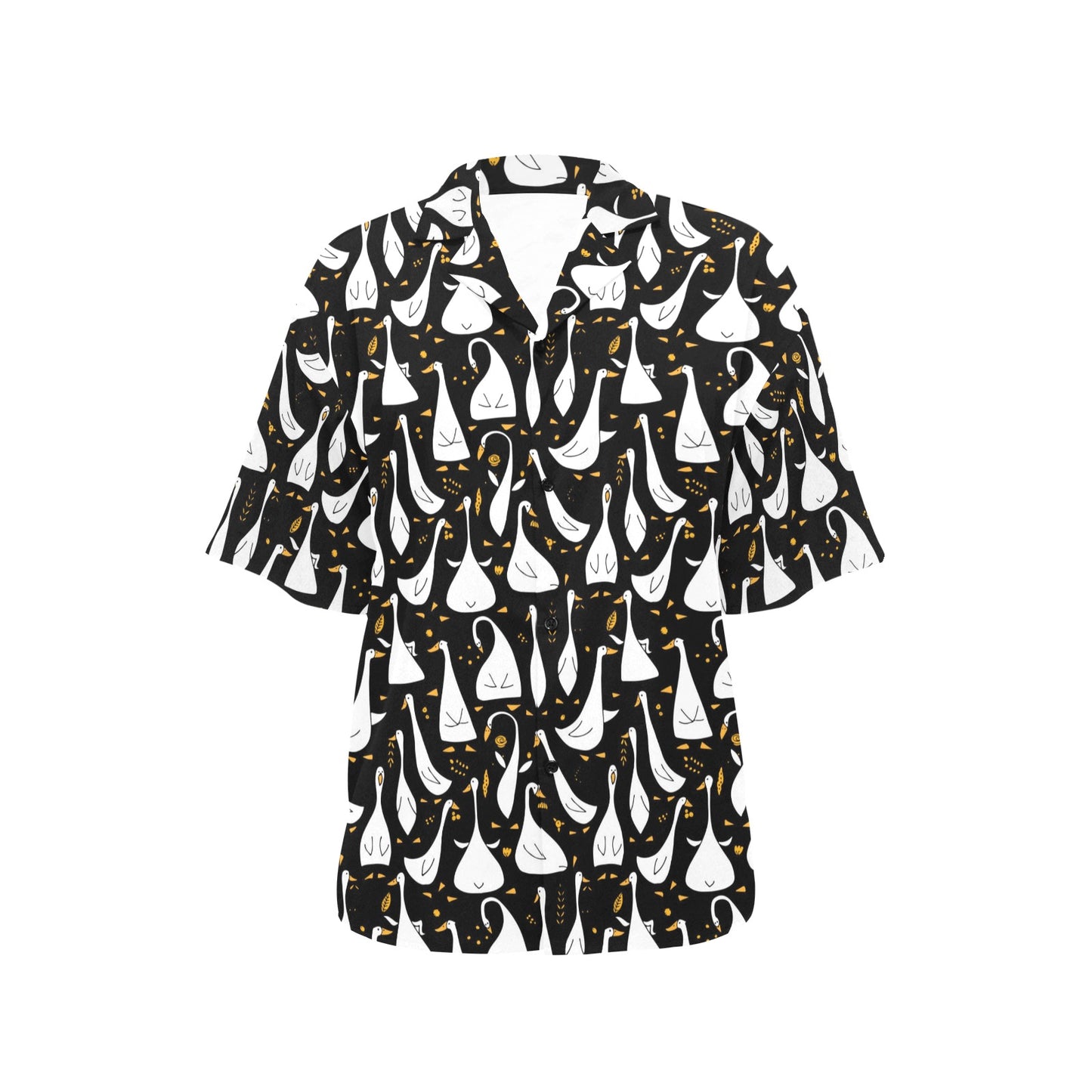 Goose Print Design LKS401 Women's Hawaiian Shirt