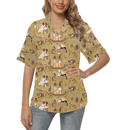 Ancient Greek Classic Pattern Design LKS305 Women's Hawaiian Shirt