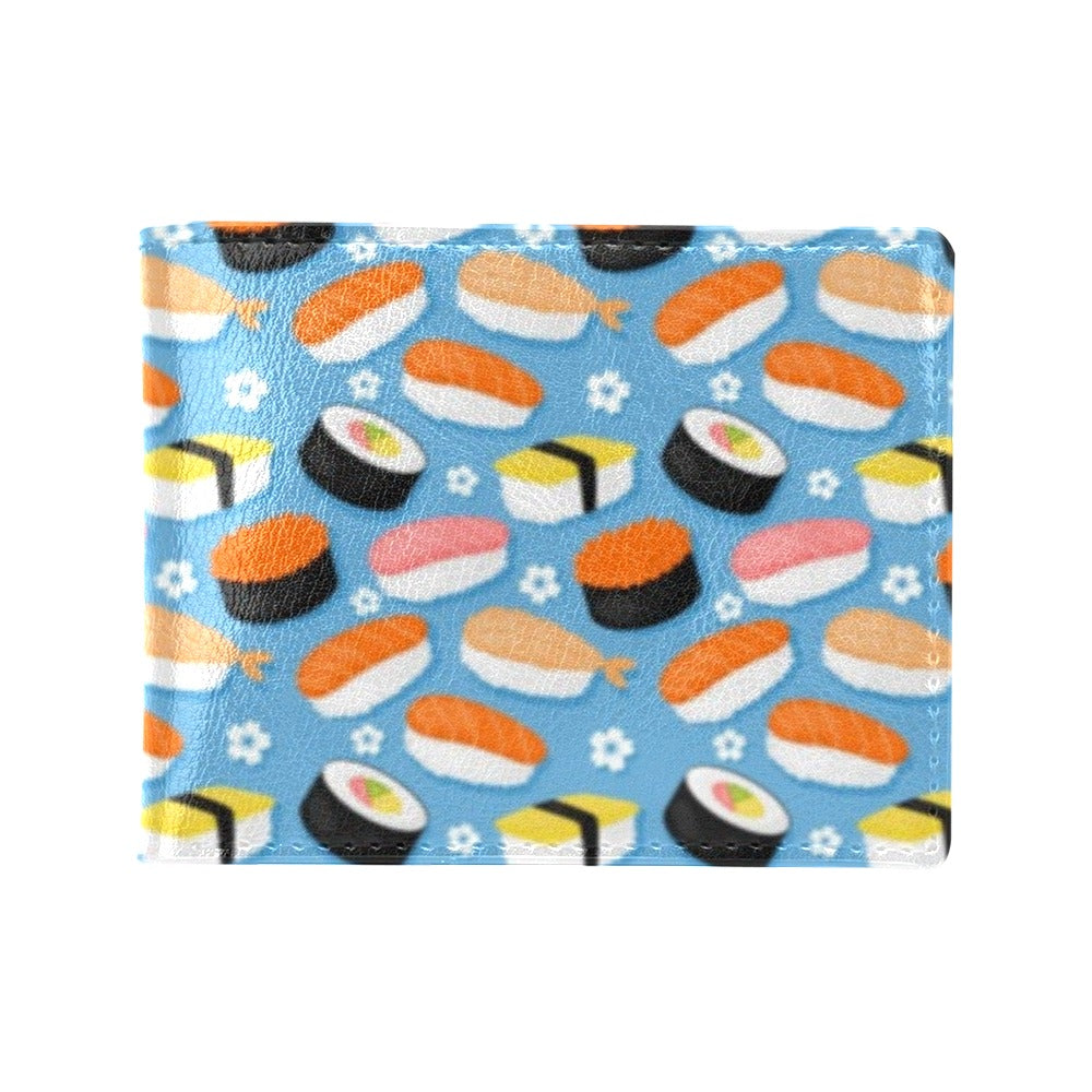 Sushi Print Design LKS304 Men's ID Card Wallet