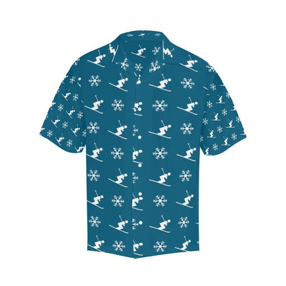 Ski Print Design LKS301 Men's Hawaiian Shirt