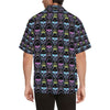 Skull 3D Colorful Print Design LKS309 Men's Hawaiian Shirt