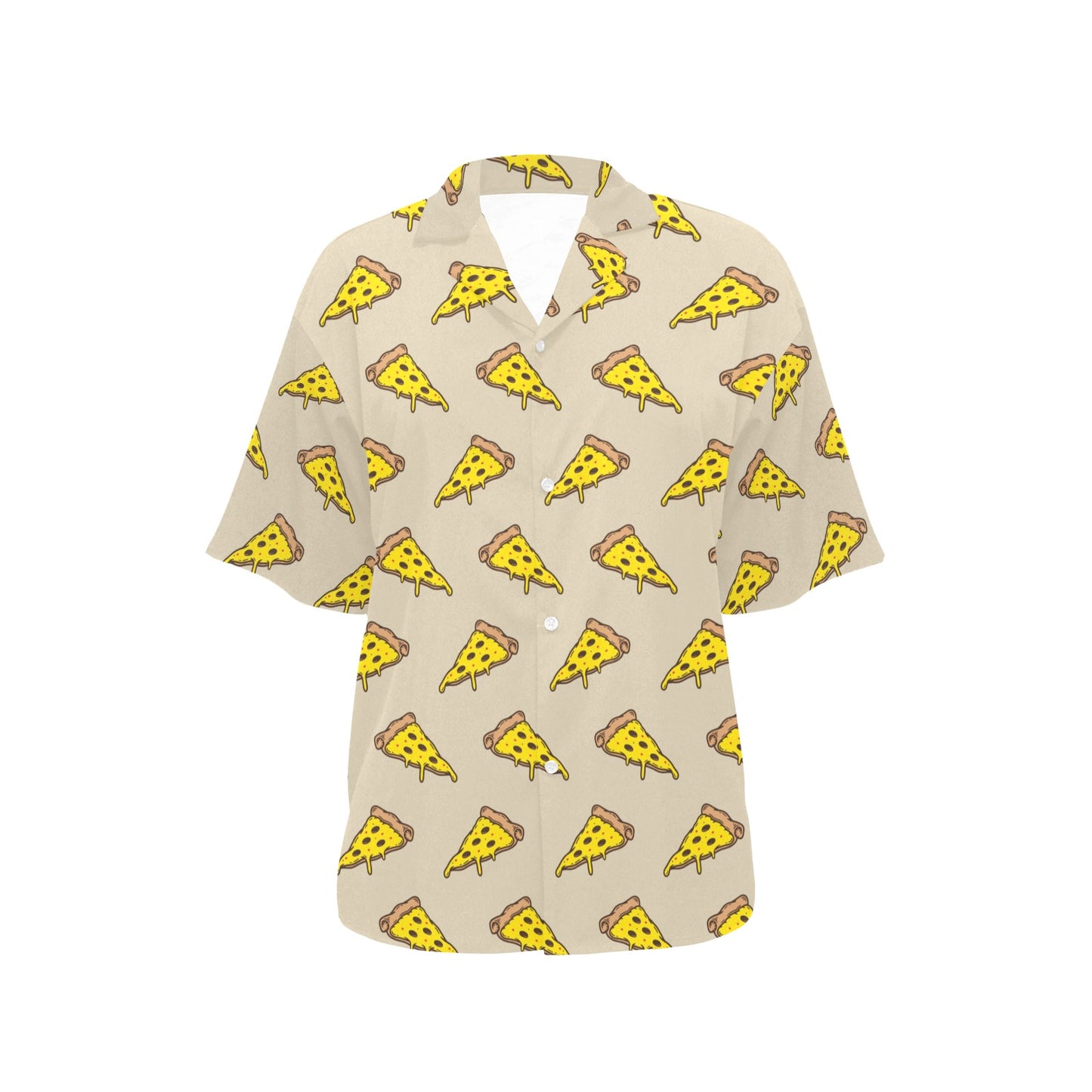 Pizza Pattern Print Design A04 Women's Hawaiian Shirt