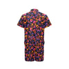 Skull Multicolor Print Design LKS3011 Men's Romper