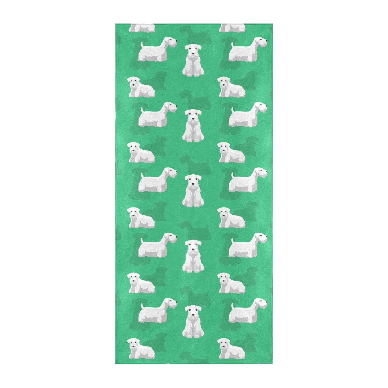 Sealyham Terriers Print Design LKS301 Beach Towel 32" x 71"