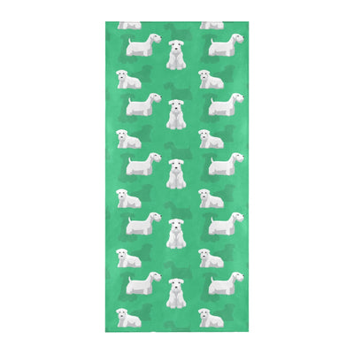 Sealyham Terriers Print Design LKS301 Beach Towel 32" x 71"