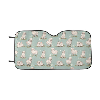 Sheep Print Design LKS405 Car front Windshield Sun Shade