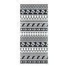 Samoan Pattern Print Design LKS303 Beach Towel 32" x 71"