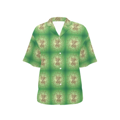Celtic Pattern Print Design 05 Women's Hawaiian Shirt