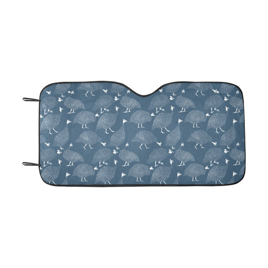 Guinea Fowl Print Design LKS401 Car front Windshield Sun Shade