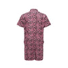 Cheetah Pink Pattern Print Design 01 Men's Romper