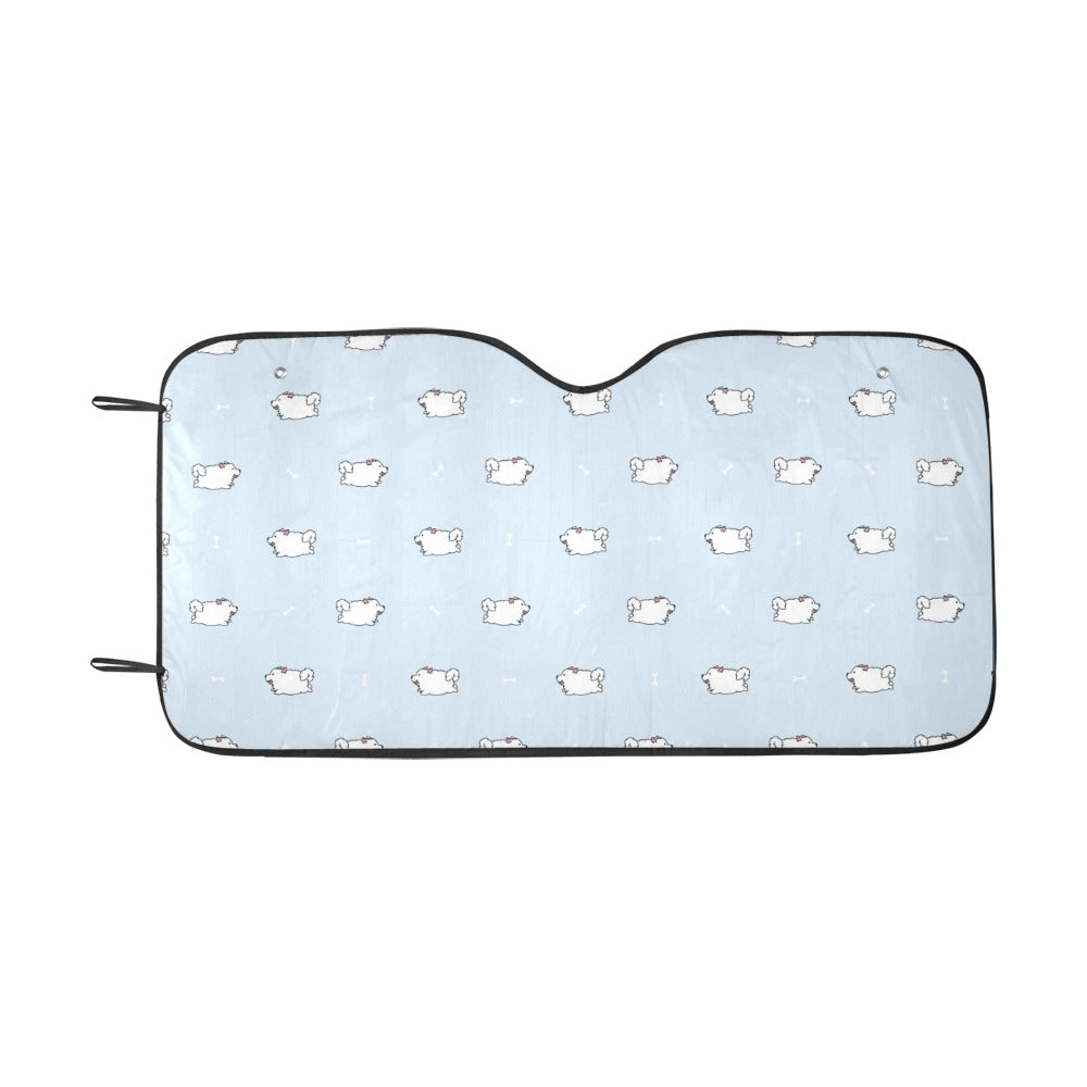 Samoyeds Print Design LKS302 Car front Windshield Sun Shade