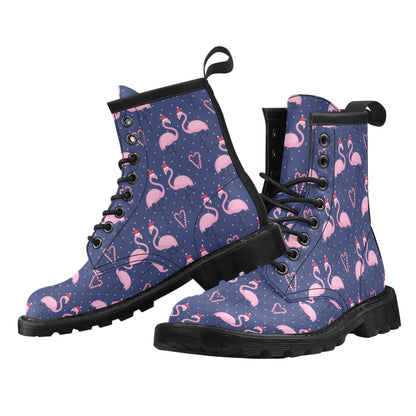 Flamingo Christmas Women's Boots