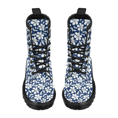 Hibiscus Pattern Print Design HB031 Women's Boots