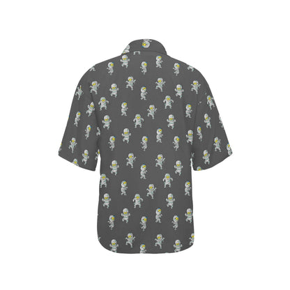 Mummy Print Design LKS305 Women's Hawaiian Shirt