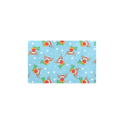 Reindeer cute Pattern Print Design 02 Kitchen Mat