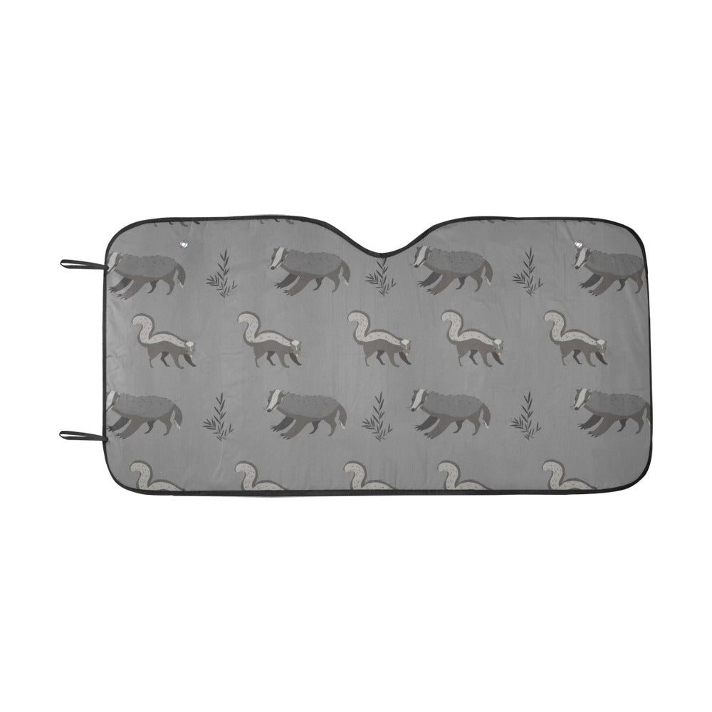 Skunk Print Design LKS301 Car front Windshield Sun Shade