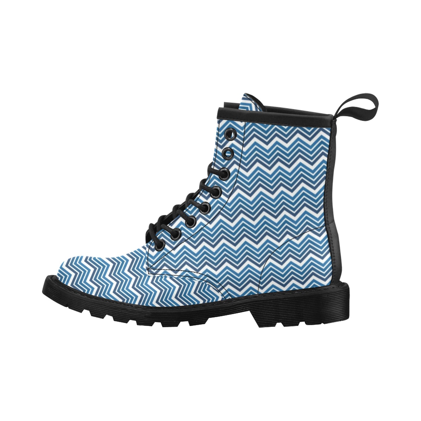 Chevron Print Design LKS403 Women's Boots