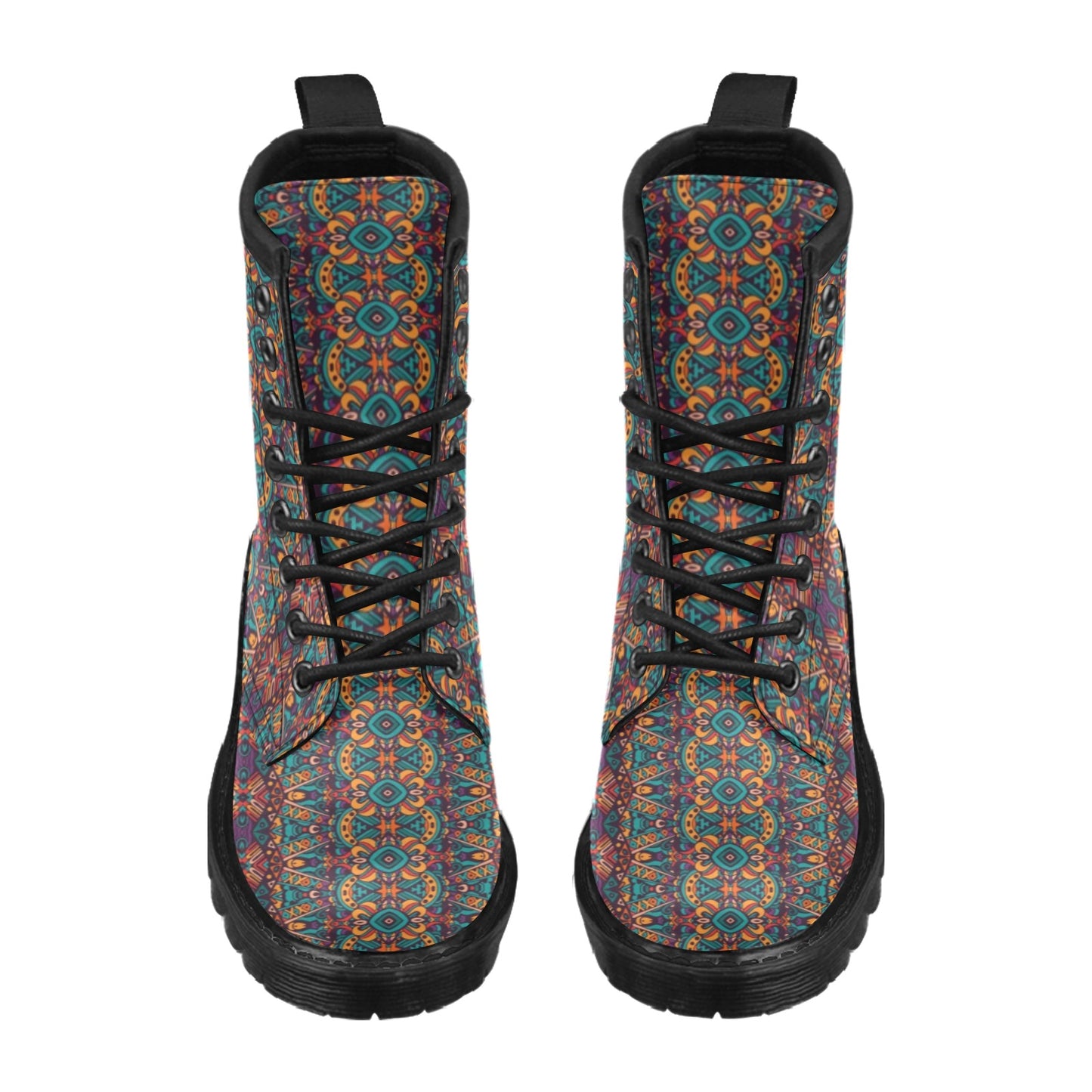 Ethnic Style Print Pattern Women's Boots