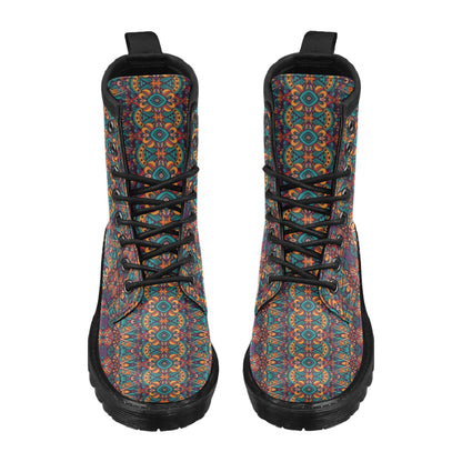 Ethnic Style Print Pattern Women's Boots