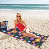 Firework Print Design LKS305 Beach Towel 32" x 71"